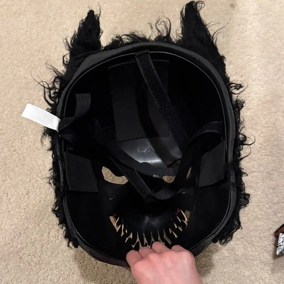 Dolls Kill Fierce Wolf Mask with Red Eyes - Picture 3 of 5